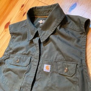 Women’s olive green Carhartt Vest